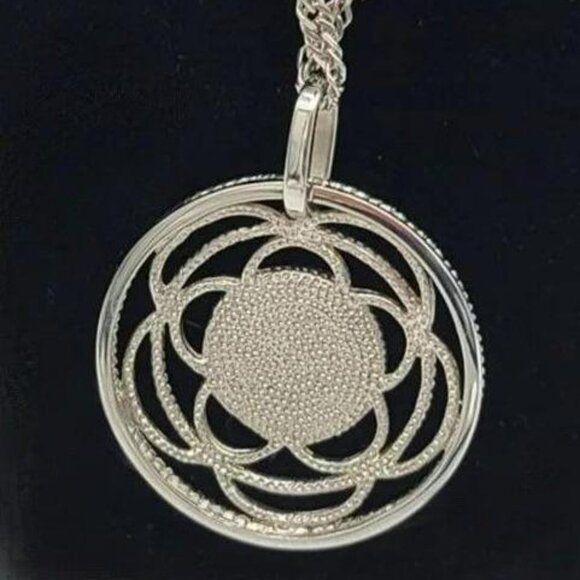 MALACHITE MAGIC!  Steel by Design 18" Necklace – Made in Italy - Picture 4 of 7